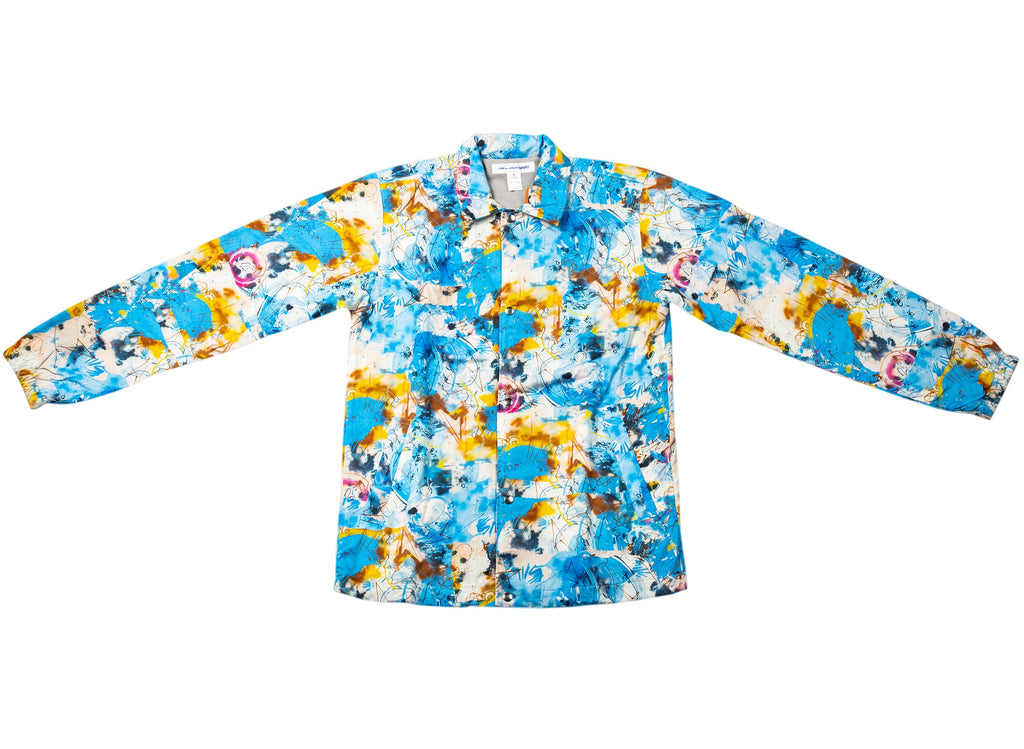 Comme des Garçons SHIRT x Futura Coach Jacket in Blue