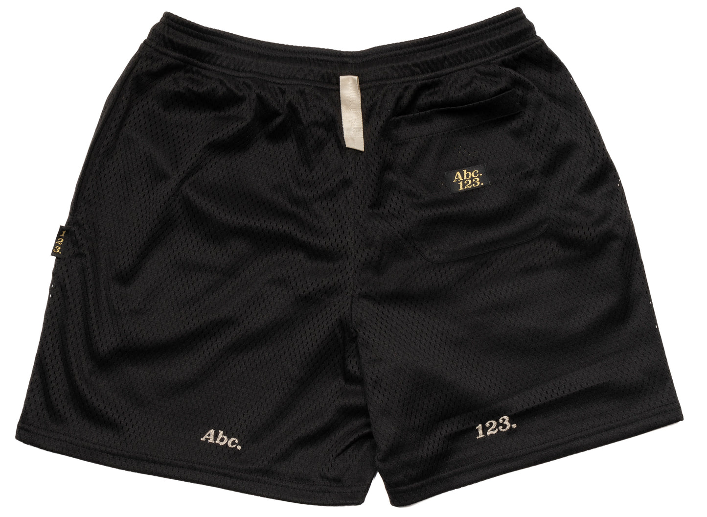 Advisory Board Crystals Abc. 123. Mesh Shorts in Anthracite