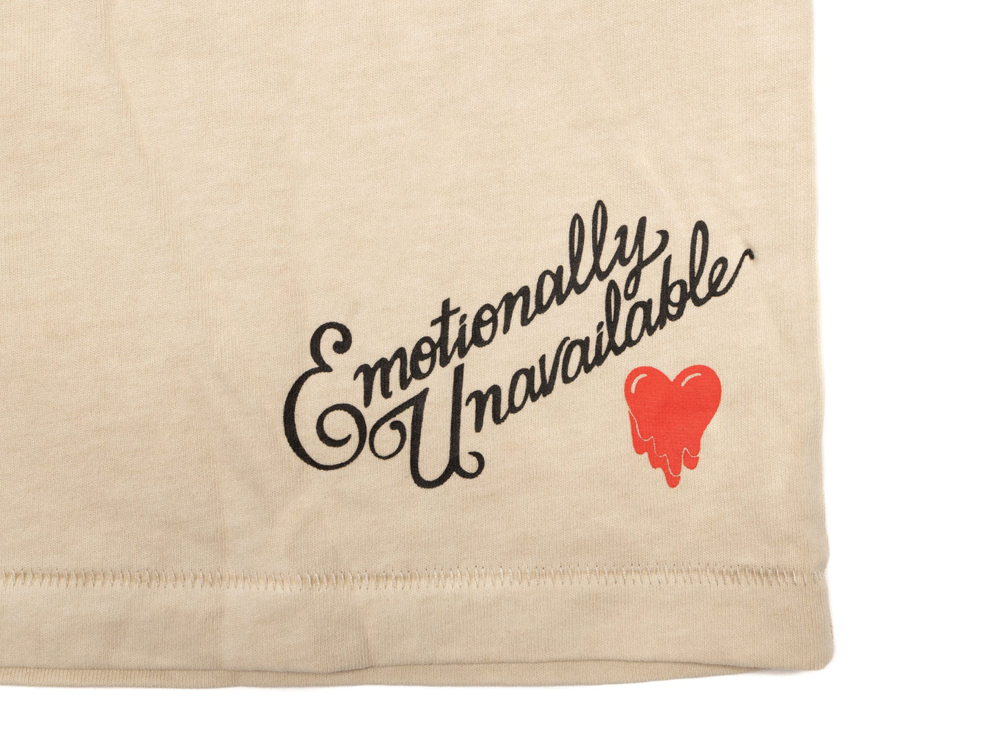 Emotionally Unavailable Cross Your Heart Tee