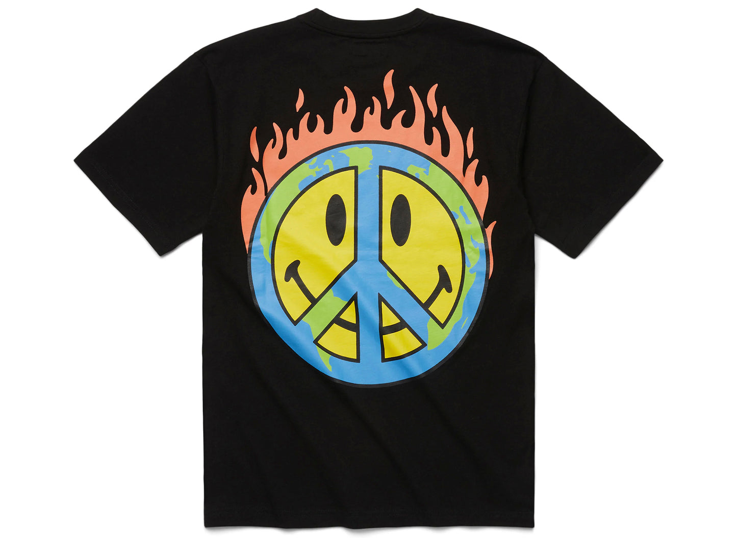 Market Smiley Earth on Fire Tee