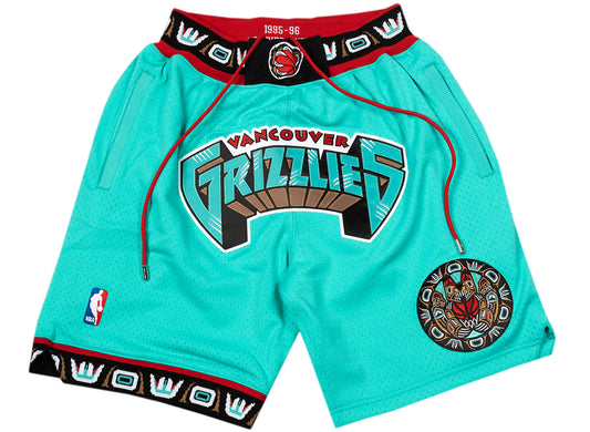 Just Don x Mitchell & Ness 90's Shorts 'Grizzlies 1995'