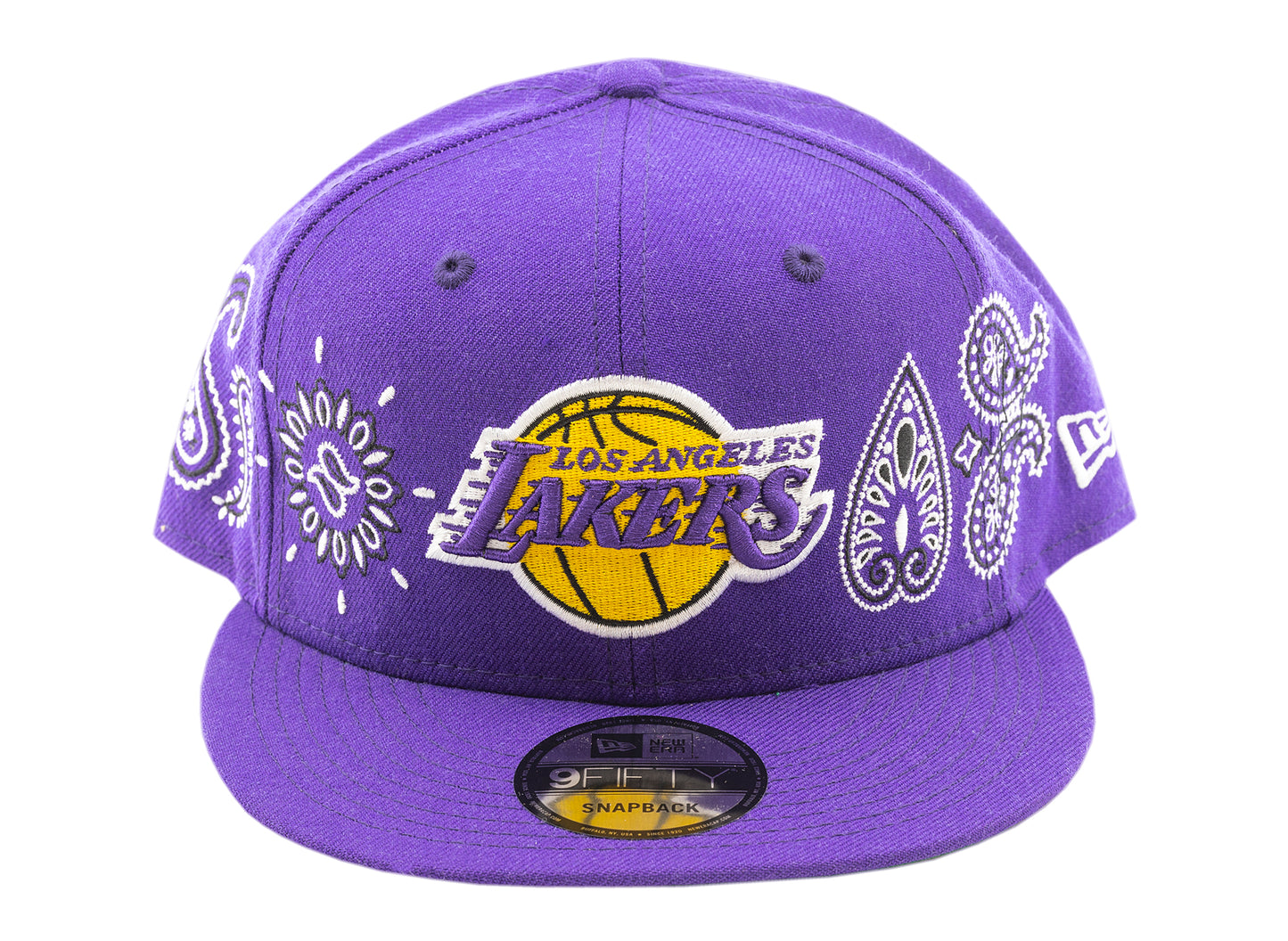 New Era Lakers Paisley Snapback Hat