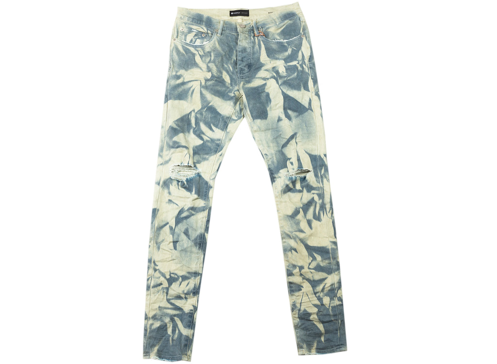 Purple Brand Blue Fatigue Marble Jeans