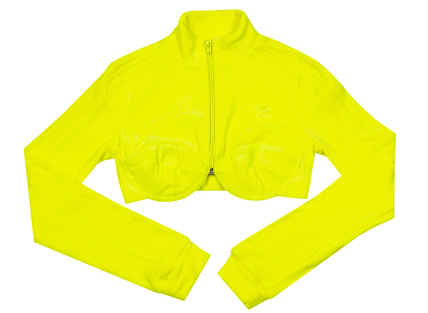 Women's Adidas Jeremy Scott Track Top in Yellow