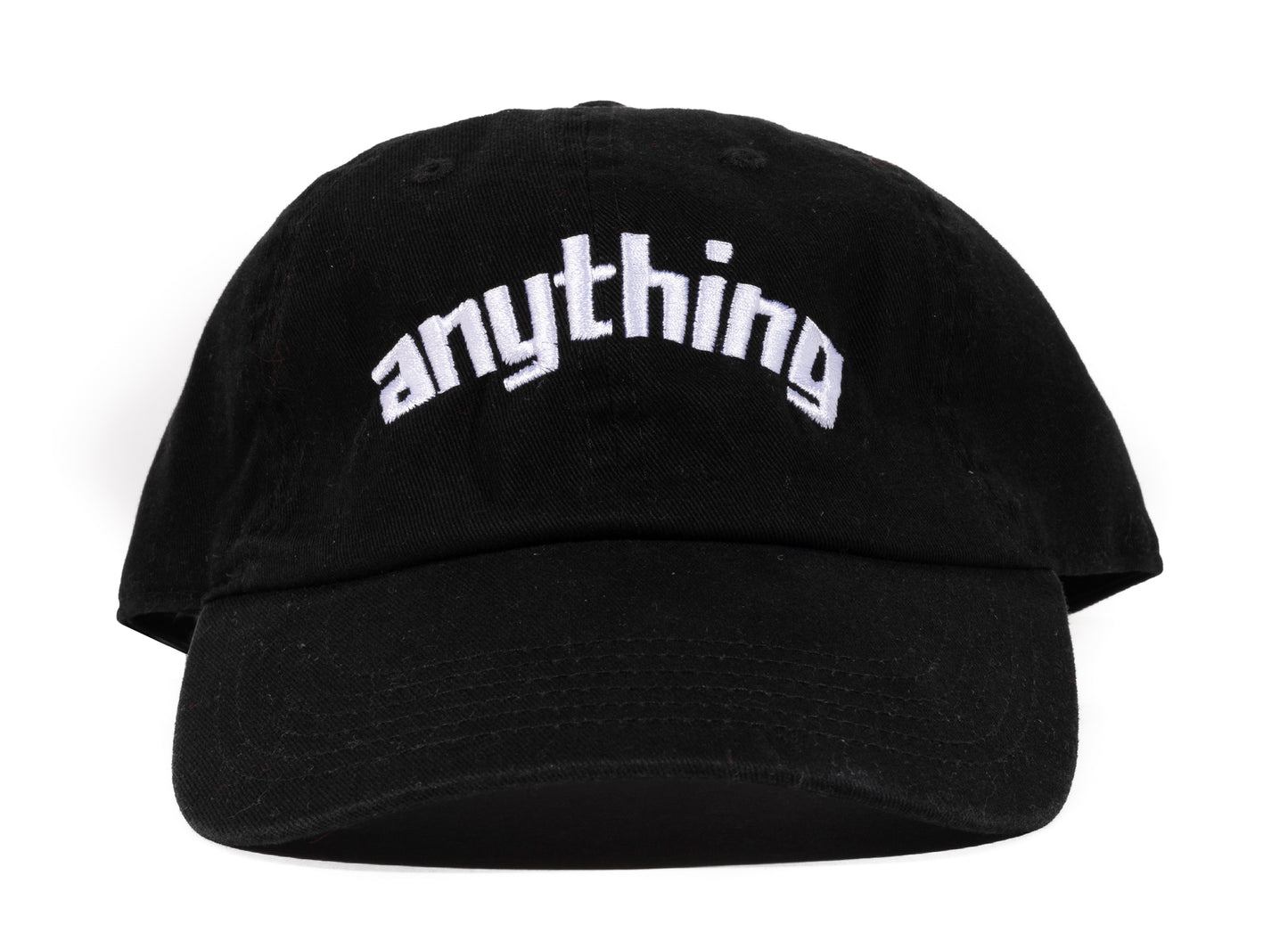 aNYthing Arch Logo Dad Hat in Black