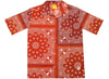 Fucking Rabbits Paisley Shirt in Red