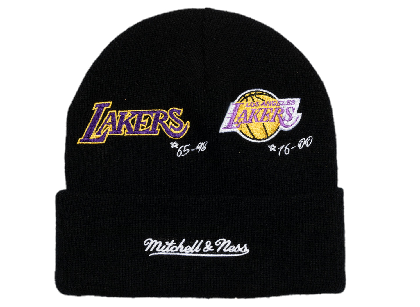 Mitchell & Ness NBA Timeline Knit Lakers Beanie