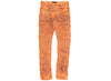 Purple Brand Fluorescent Orange X-Ray Jeans
