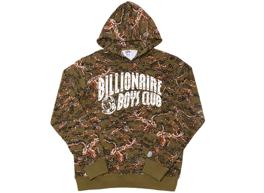 BBC Camo Arch Hoodie in Olive Drab