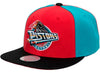 Mitchell & Ness NBA On the Block Pistons Snapback