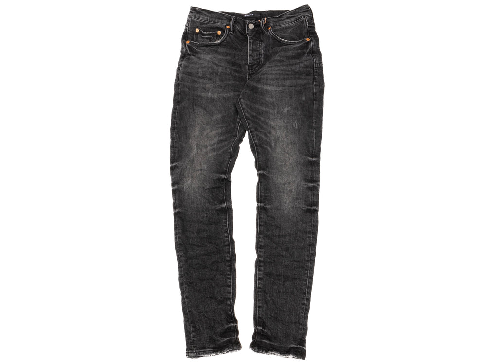 Purple Brand Aged Black Washed Jeans