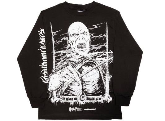 The Hundreds x Harry Potter Voldemort L/S Tee in Black