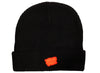 Ice Cream Dune Knit Cap in Black