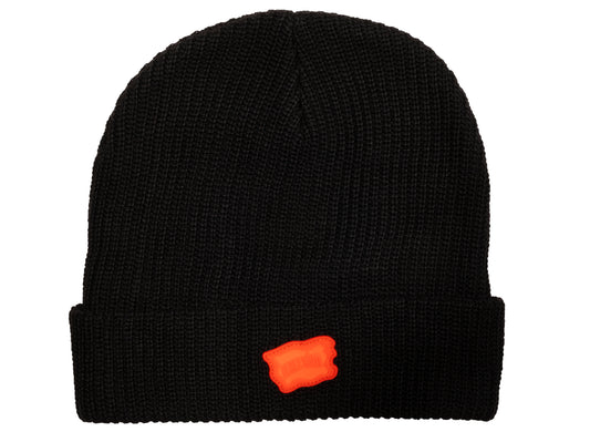 Ice Cream Dune Knit Cap in Black