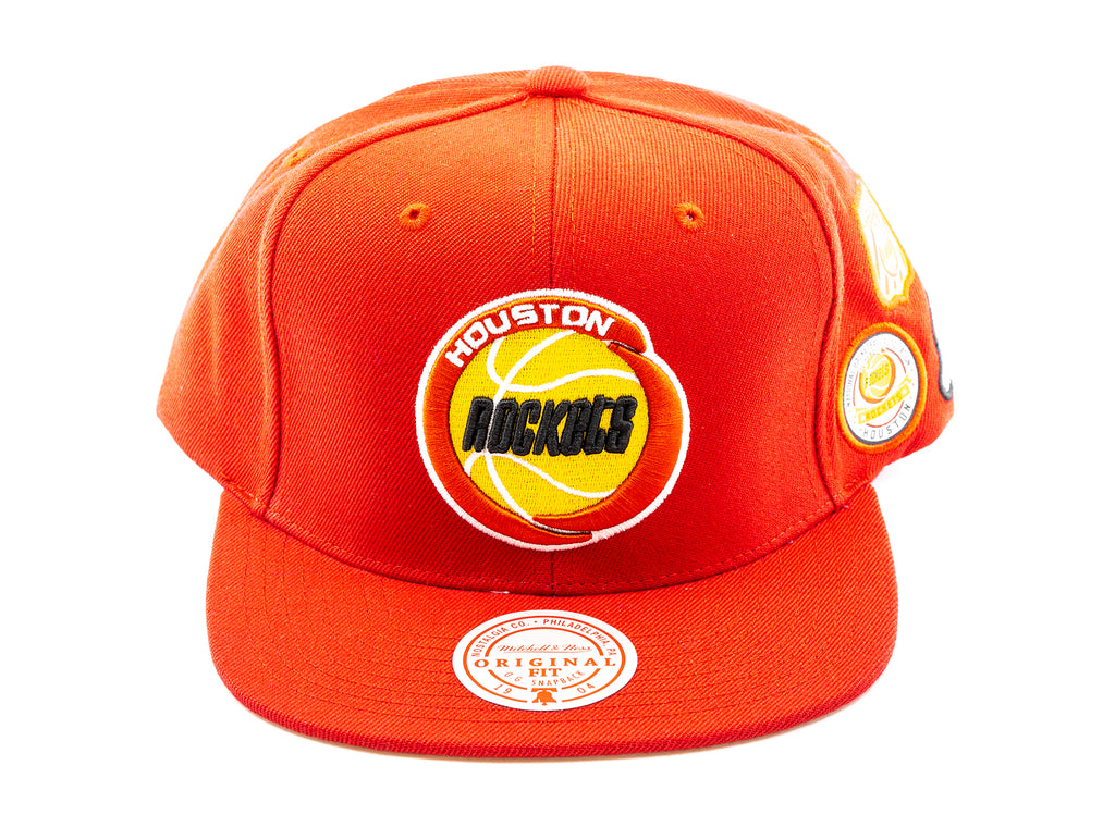 Mitchell & Ness Blue Under Finals Snapback HWC Houston Rockets