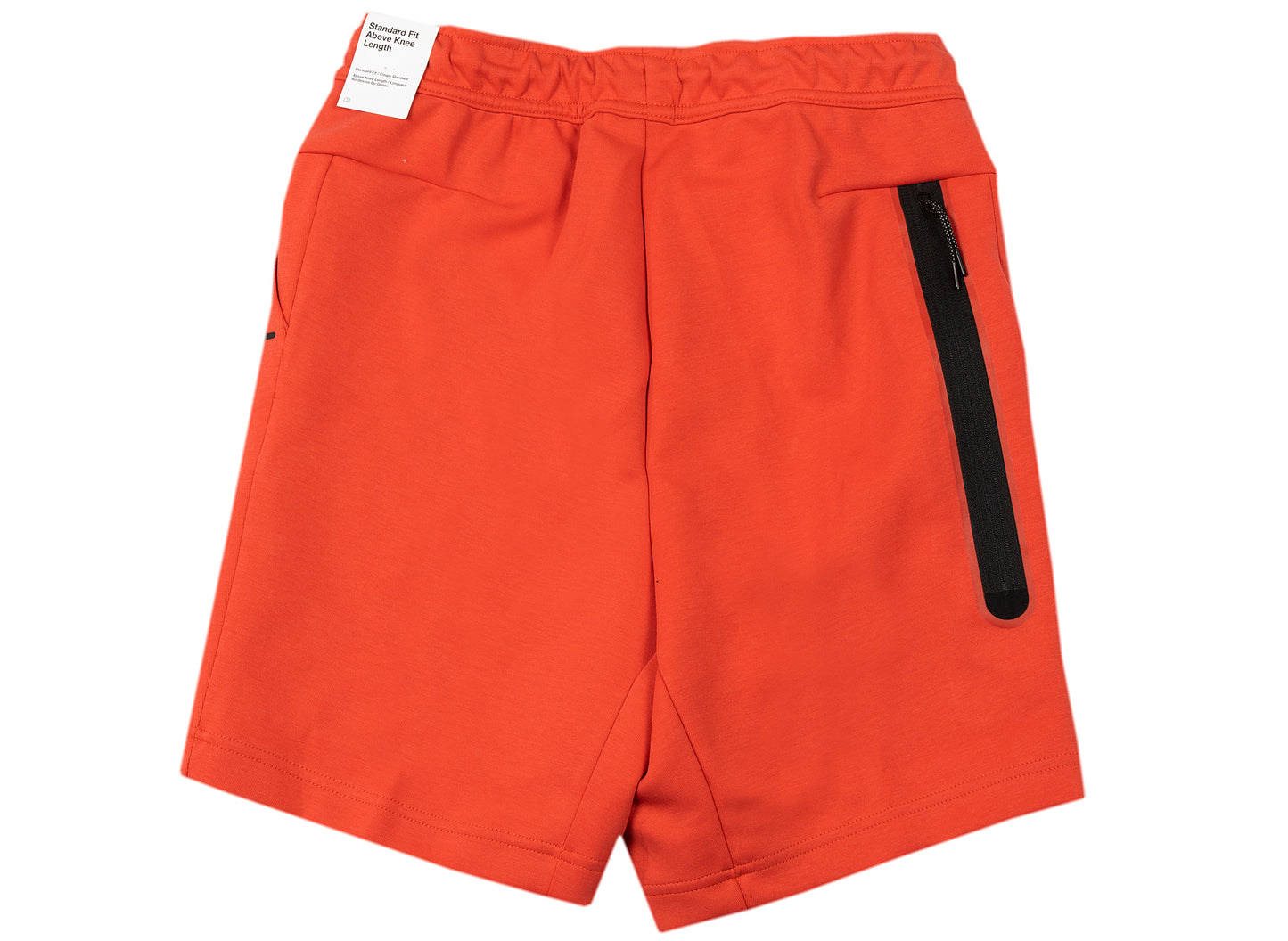 Men's Nike Tech Fleece Shorts in Lobster Red