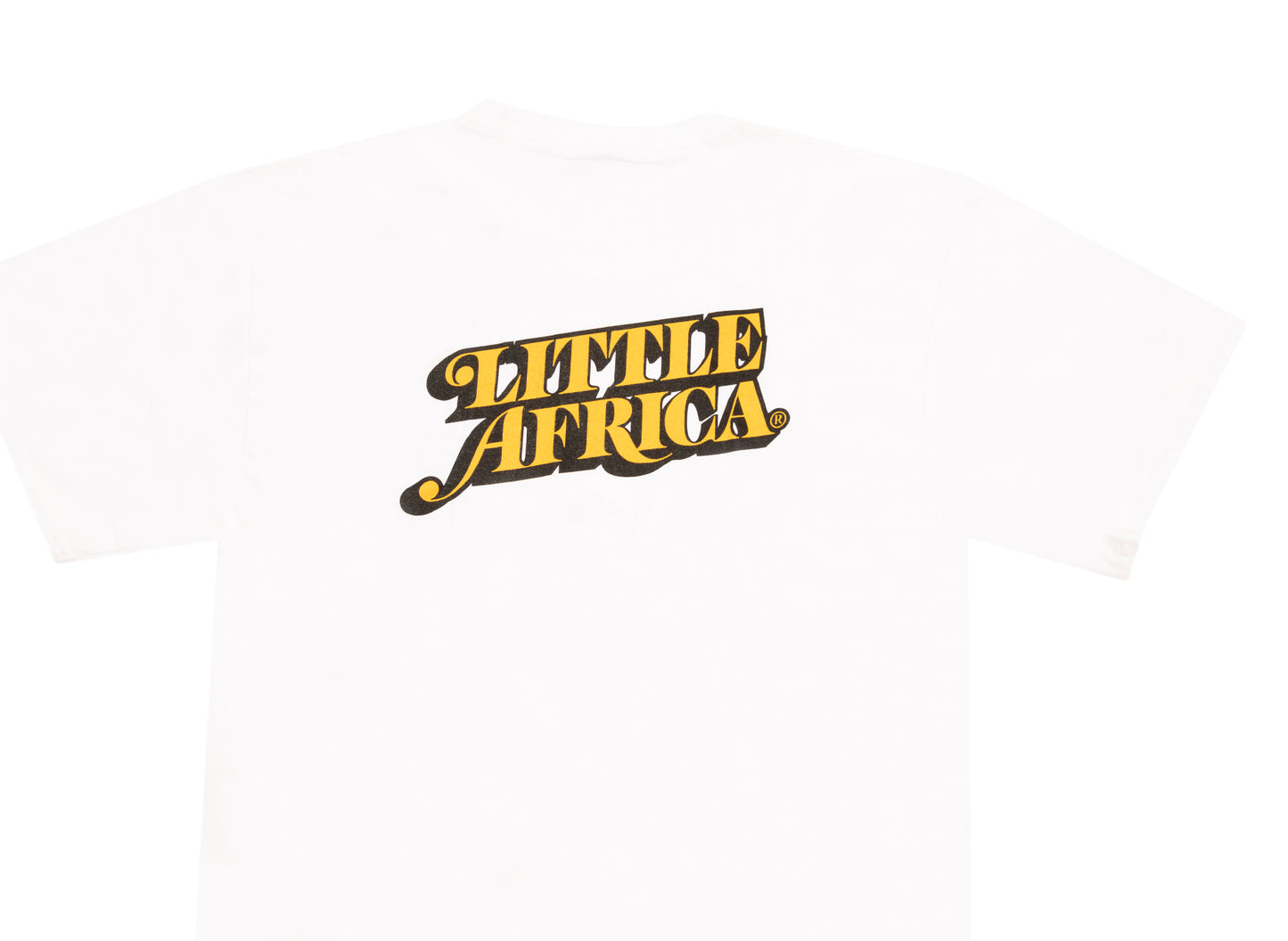 Little Africa Trademark Logo Tee in White