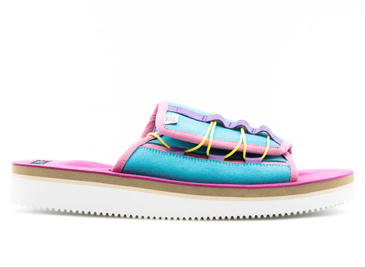 Suicoke Olas-Ecs Sandals 'Turquoise/Pink'