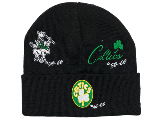 Mitchell & Ness NBA Timeline Knit Celtics Beanie