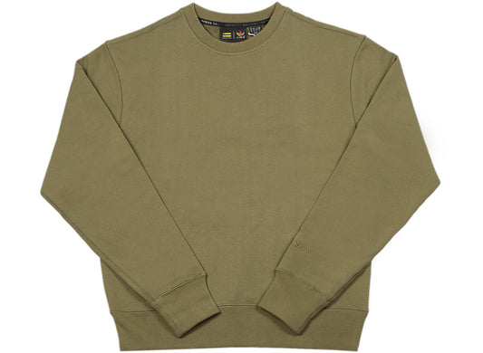 Haut de survêtement Adidas Pharrell Williams Basics Crewneck Olive