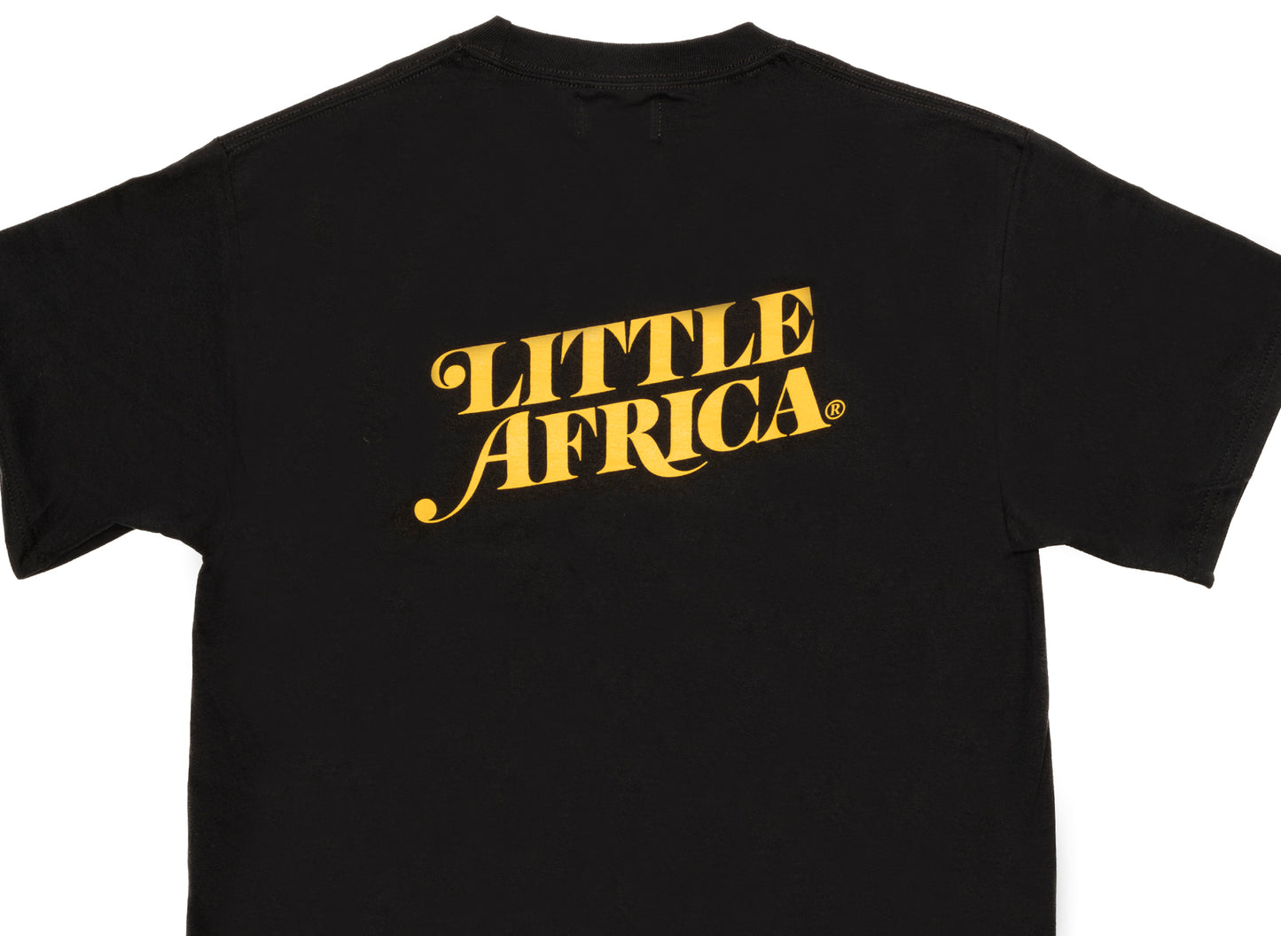 Little Africa Trademark Logo Tee in Black