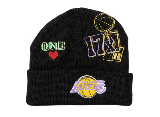 Mitchell & Ness NBA Hyperlocal Los Angeles Lakers Beanie