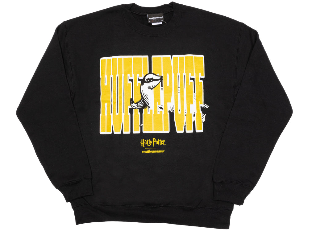 The Hundreds x Harry Potter House Crewneck in Black