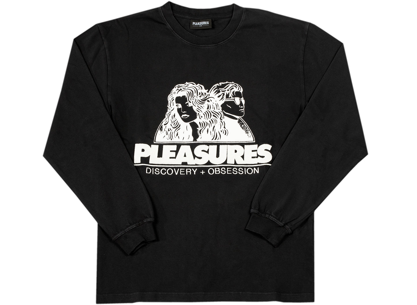 Pleasures Discovery Heavyweight Washed Shirt in Black