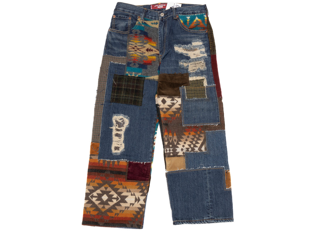 Comme des Garçons x Junya Watanabe MAN x Pendleton x Levi's 503 Denim Mixed Materials Pants