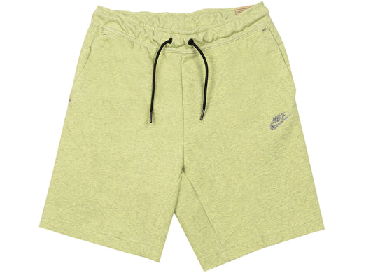 Nike Sportswear Tech Fleece Revival Shorts in Lime