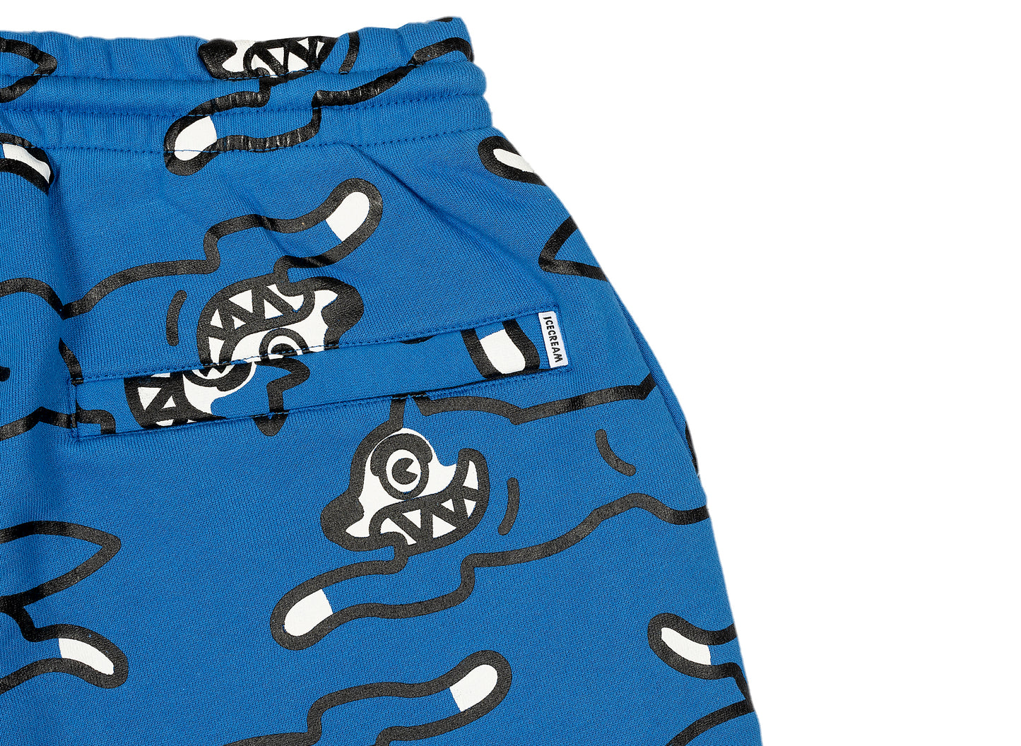Ice Cream Bow Wow Shorts in Strong Blue