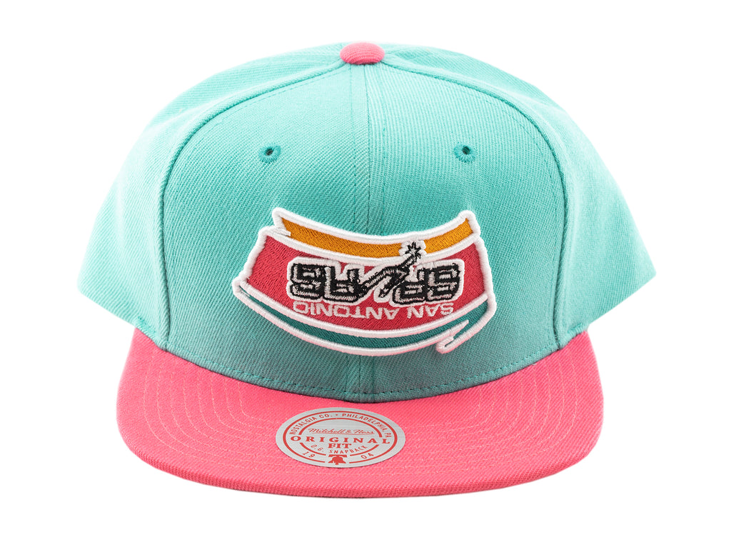 Mitchell & Ness Upside Down HWC San Antonio Spurs Snapback