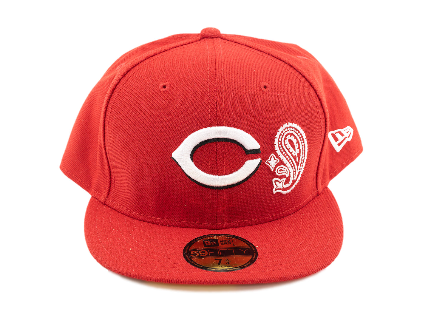 New Era Cincinnati Reds 59FIFTY Paisley Brim Fitted Hat