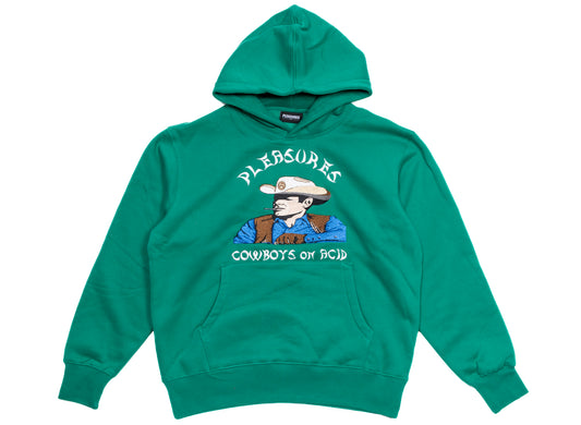 Pleasures Rhythm Hoodie in Green