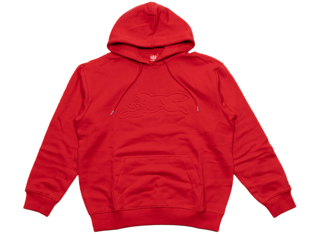 Ice Cream Raised Hoodie in Red