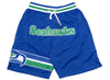 Mitchell & Ness Just Don Seahawks Throwback Shorts