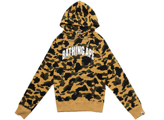 A Bathing Ape 1st Camo Pullover Hoodie in Yellow