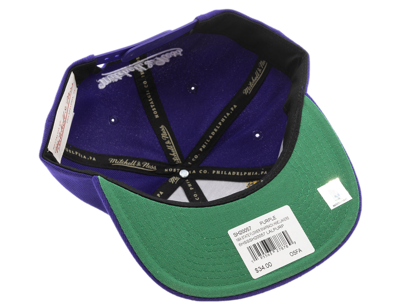Mitchell & Ness x NBA State Flower Snapback 'Los Angeles Lakers'