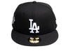 New Era Los Angeles Dodgers Side Patch Fitted Hat BW