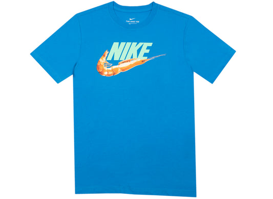 Nike Sportswear Shrimp Print Tee in Blue