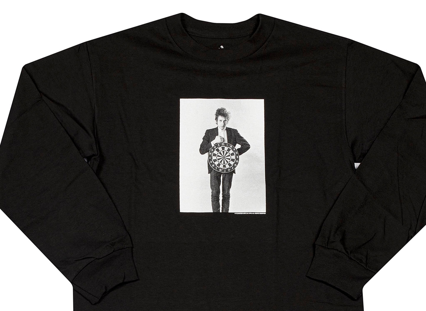 Pleasures Bob Dylan Darts Long Sleeve T-Shirt 'Black'
