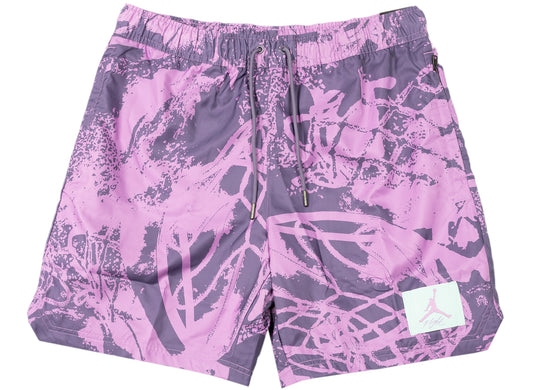 Jordan Flight Men's Printed Poolside Shorts in Violet