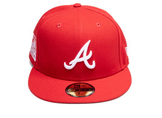 New Era Atlanta Braves Side Patch Fitted Hat xld