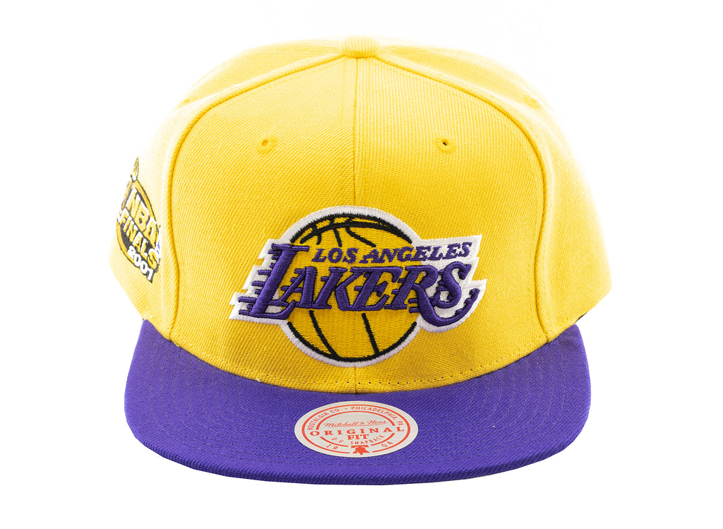 Mitchell & Ness 2001 NBA Finals Patch HWC Los Angeles Lakers Snapback