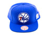 Mitchell & Ness Blue Under Finals Snapback HWC Philadelphia 76ers