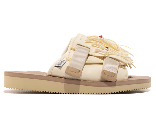 Suicoke HOTO-Cab Sandals in Off White