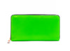 Comme des Garçon Super Fluo Wallet in Green