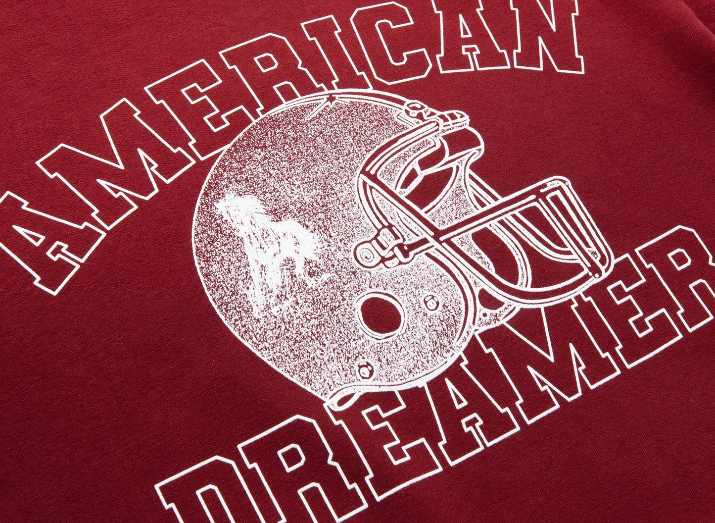 One of These Days American Dreamer Crewneck in Burgundy