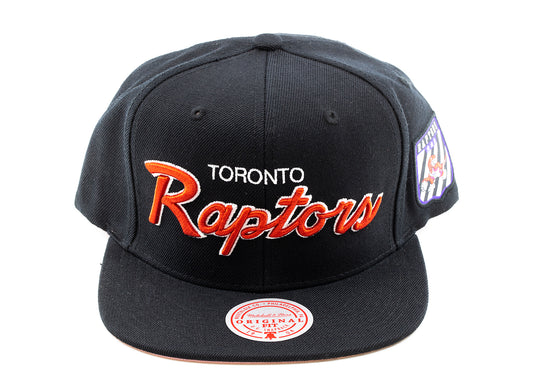 Mitchell & Ness Pink Under Finals Snapback HWC Toronto Raptors