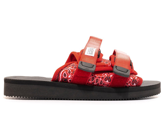 Suicoke Moto-Cab Sandals in Red